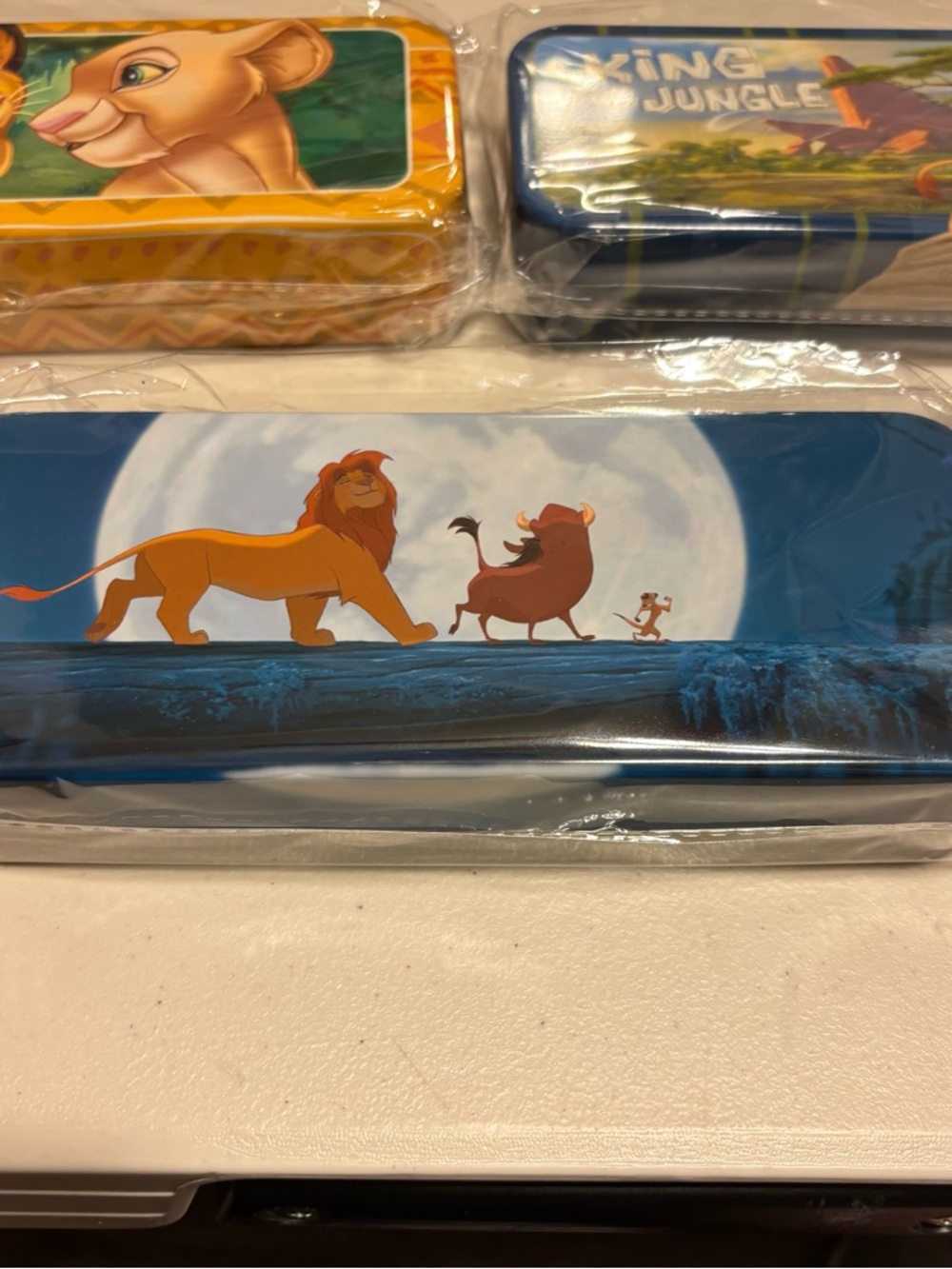 Disney The Lion King Blue Metal Pencil Case-tray. Pick one & let me know which 1 - Picture 4 of 7
